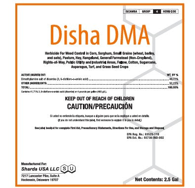 Disha DMA (Dicamba DMA in a 265 G Tote)